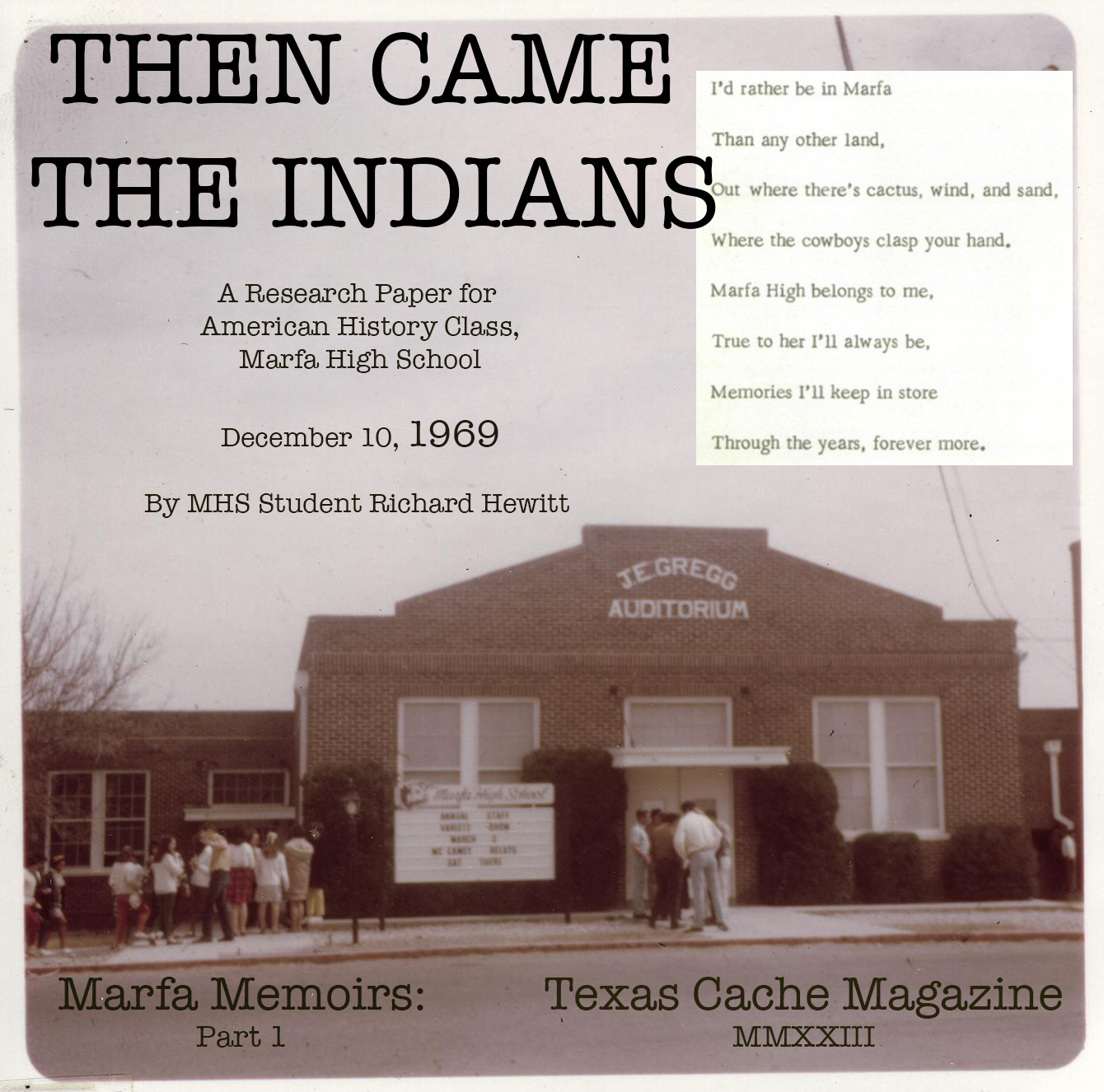 Then Came The Indians Cover