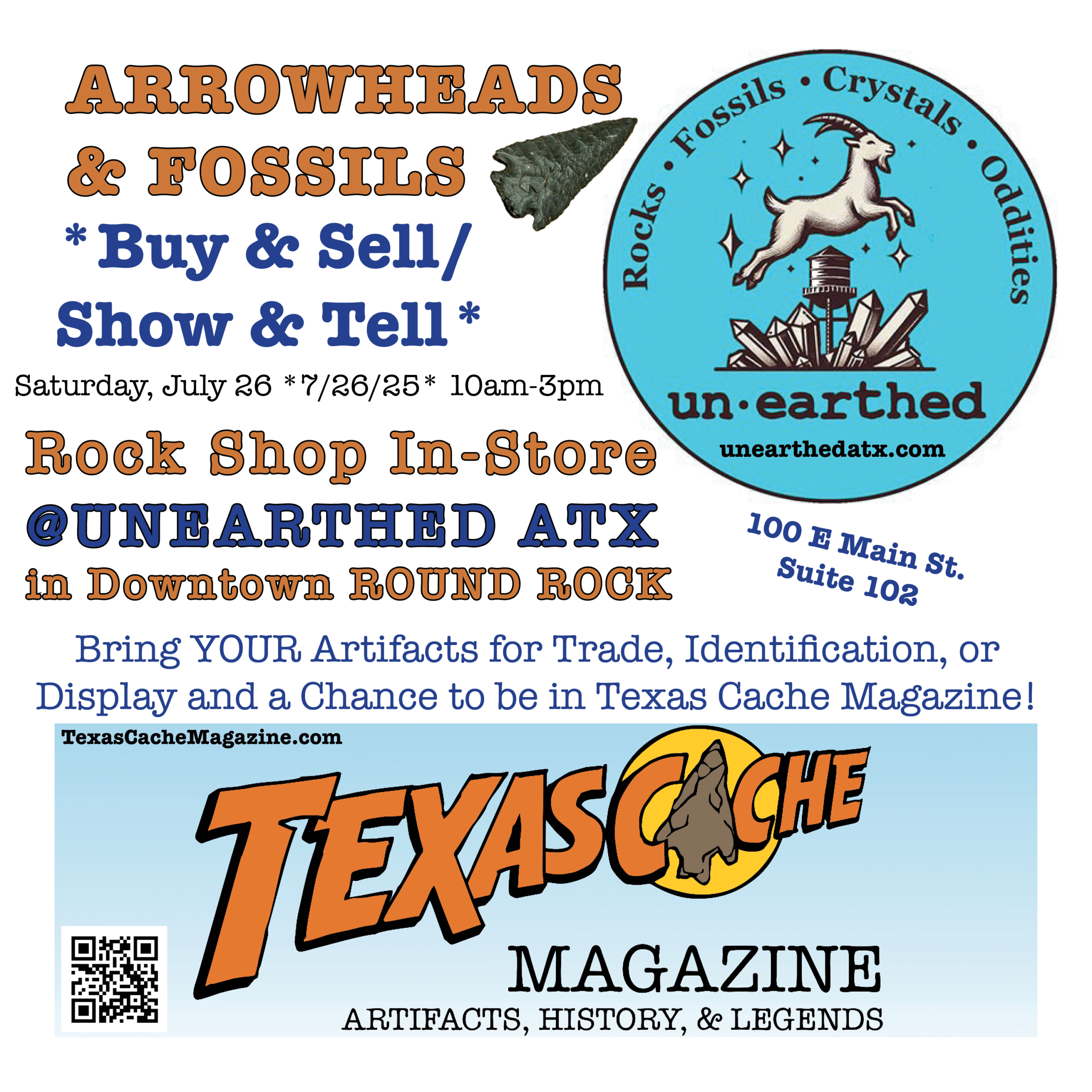 Unearthed flyer copy