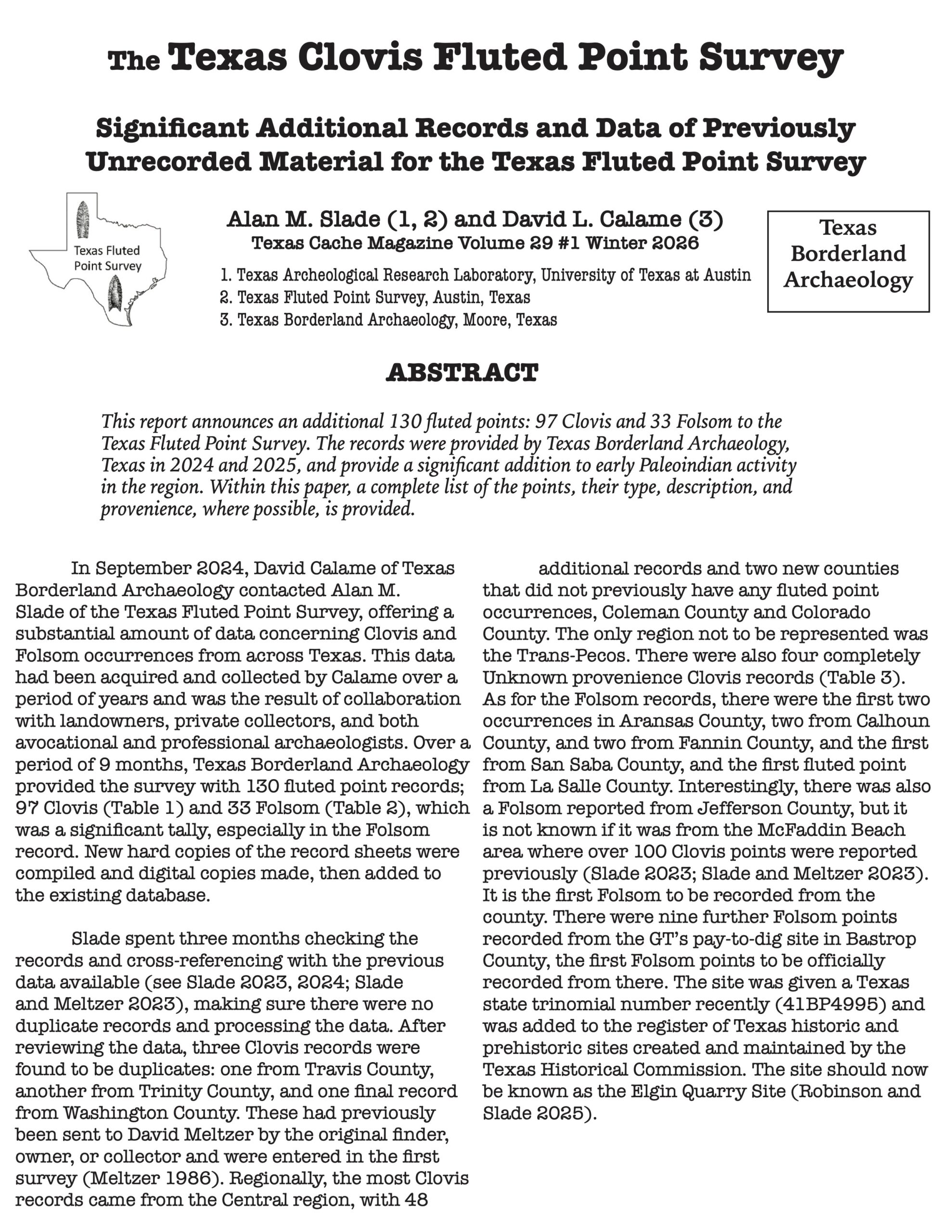 TFPS Slade Calame report 1